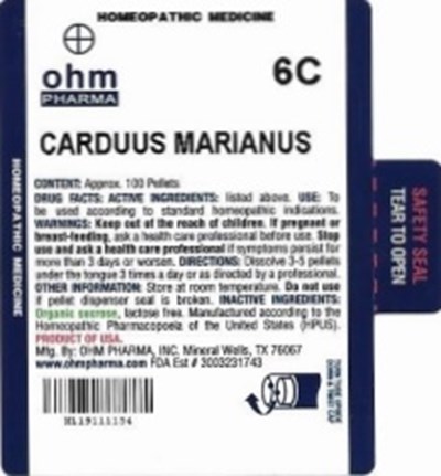 Md Tube Label (Carduus Marianus   Md Tube Label)